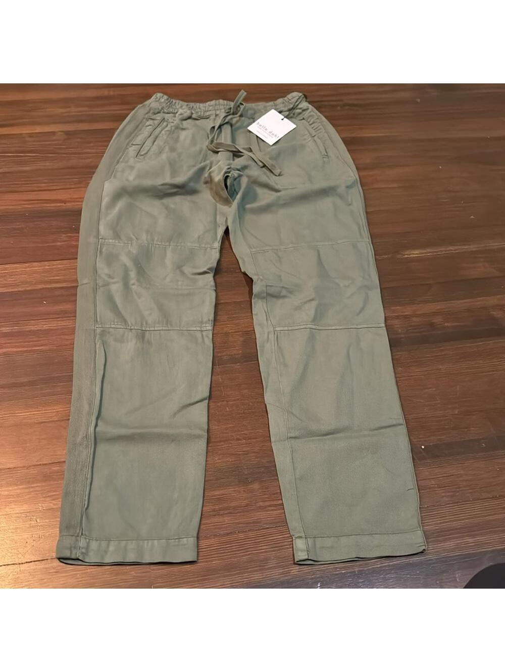 Bella Dahl Side Trim High Waisted Linen Blend Pant XS